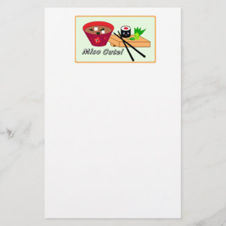 Miso Cute Sushi Stationary Stationery