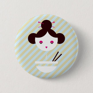 Miso girl 2 inch round button