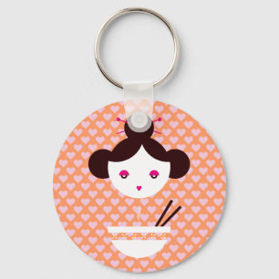 Miso girl keychain