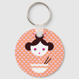 Miso girl keychain
