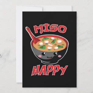 Miso Happy Funny Food Kawaii