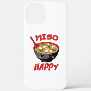 Miso Happy Funny Food Kawaii iPhone 12 Pro Max Case