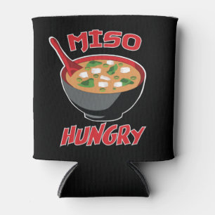 Miso Hungry Funny Food Kawaii Can Cooler