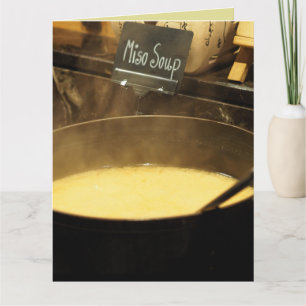 MISO SOUP HAPPY BIRTHDAY FUNNY ROMANTIC BIG CARD