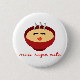 Miso Supa Cute Ladies / Girls Product Design 2 Inch Round Button