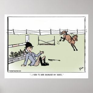 Misplaced My Horse Poster