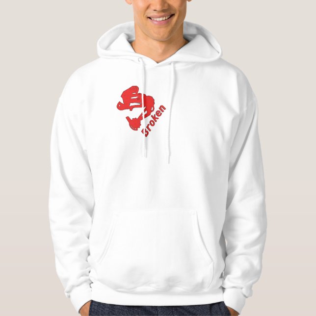 Misprint Broken Hoodie (Front)
