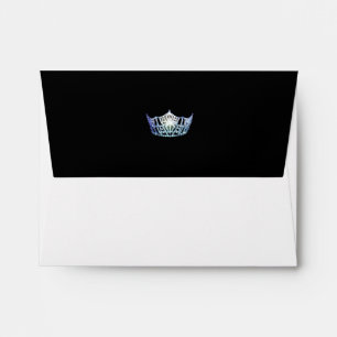 Miss America Baby Blue Crown A2 Note Card Envelope