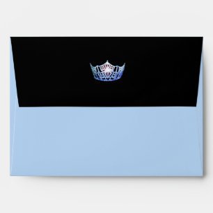 Miss America Blue Crown Envelope
