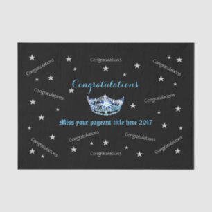 Miss America Congratulations Tissue Paper