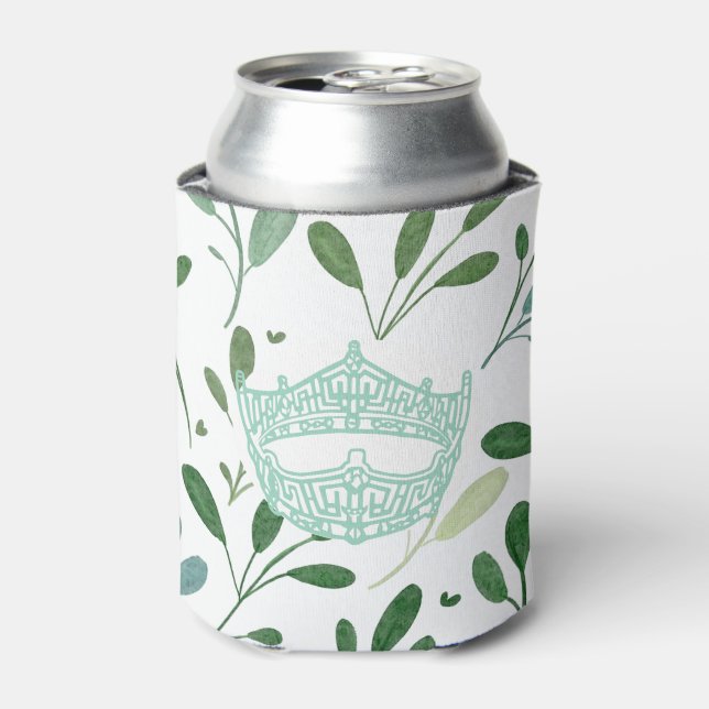 Miss America Crown Personalized Can Cooler (Can Front)