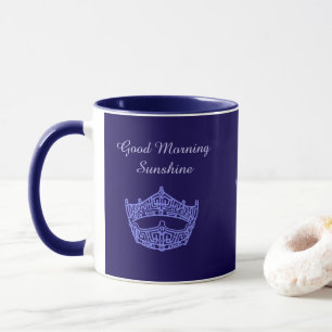 Miss America Good Morning Sunshine Crown Mug
