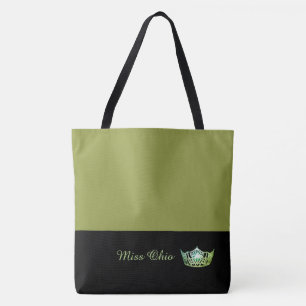 Miss America Green Crown Sac fourre-tout LRGE Oliv