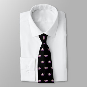 Miss America Orchid Crown Men's Tie
