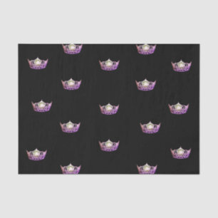 Miss America Orchid Crown Tissue Paper