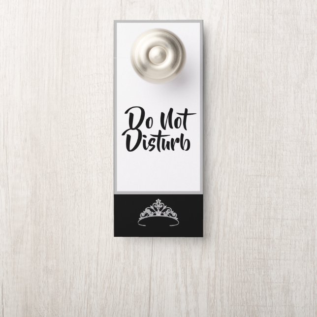 Miss America Pageant SLVR Crown Door Hanger (On Knob)