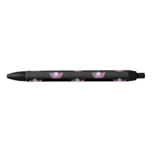 Miss America Pink Crown Custom Ink Pen