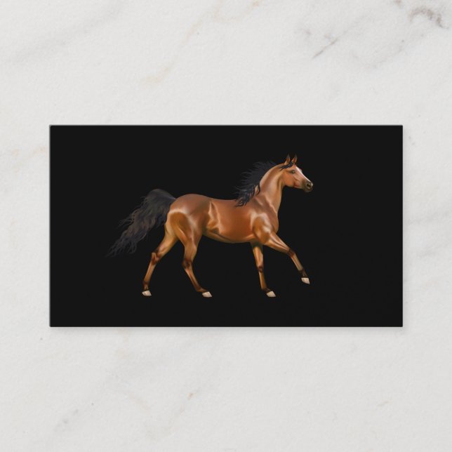 Miss America Rodeo Horse Business Cards (Front)