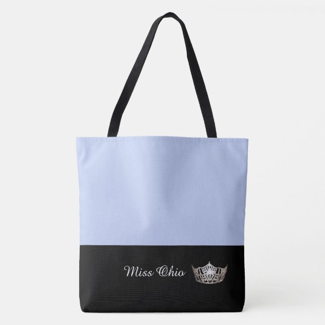 Miss America Sac fourre-tout Argent Couronne Grand (Devant)