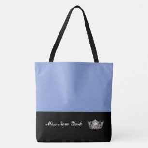 Miss America Sac fourre-tout en argent de la Couro