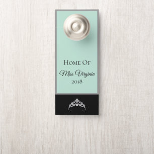 Miss America SEAFM SLV Crown Pageant Door Hanger