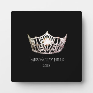Miss America Silver Crown Awards Plaque