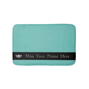 Miss America Silver Crown Bath Mat