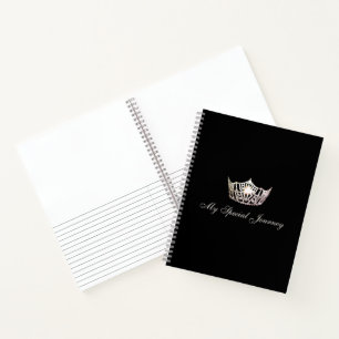 Miss America Silver Crown Custom Journal Notebook