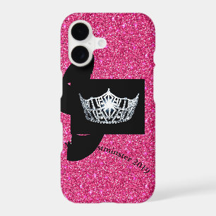 Miss America Silver Crown Phone Cases-Custom