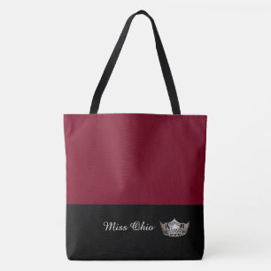 Miss America Silver Crown Sac fourre-tout LRGE Cri