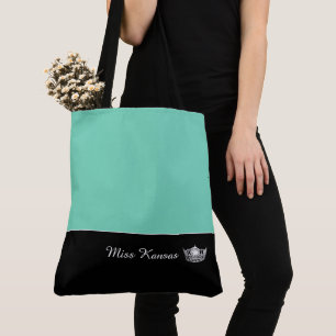 Miss America Silver Crown Tote Bag-Large Bag