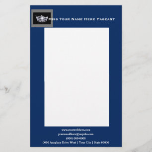 Miss America style Bold Boxes Letterhead