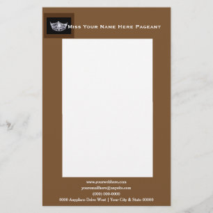 Miss America style Bold Boxes Letterhead