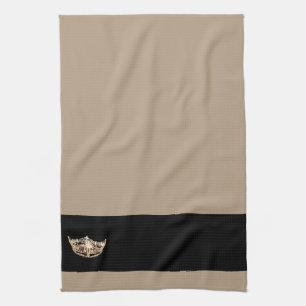 Miss America style Crown Kitchen Towel