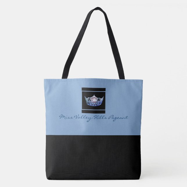 Miss America style Custom Colour Crown Tote (Front)
