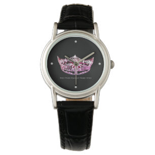 Miss America style Custom Crown Two-Tone Watch