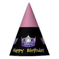 Miss America style Girls Crown Party Hat