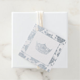 Miss America Style Pageant Crown Favour Tags