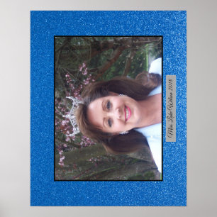 Miss America USA Custom Glitter Poster Portrait