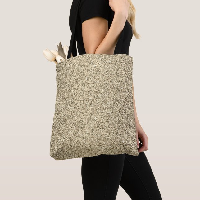 Miss America USA Pageant Faux Glitter Tote Bag (Close Up)