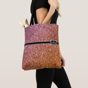 Miss America USA Pageant Tiara Glitter Tote Bag