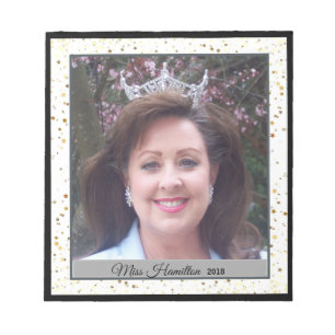 Miss America USA Rodeo Autograph Pad-Stardust Notepad