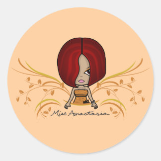 "Miss Anastasia" Stickers