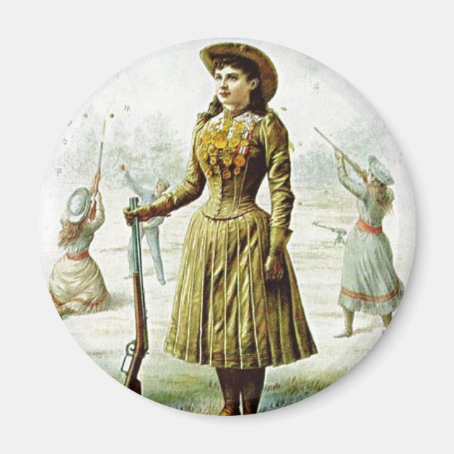 Miss Annie Oakley Magnet (Front)