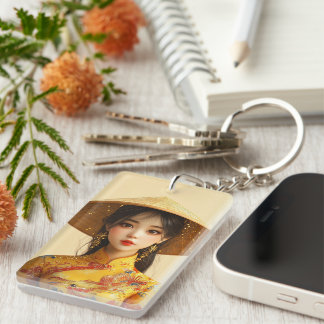 Miss Aodai Keychain