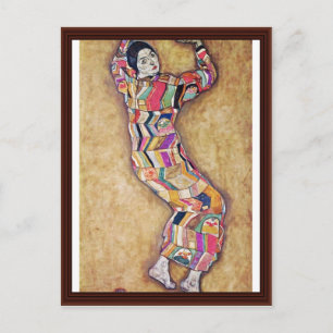 Miss Beer By Schiele Egon Postcard