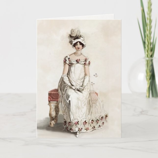 “Miss Bennet”  Happy Birthday Card (Front)