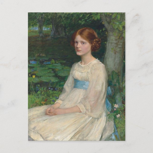 Miss Betty Pollock | John William Waterhouse Postcard (Front)