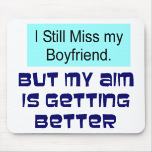 Miss Boyfriend Mouse Pad