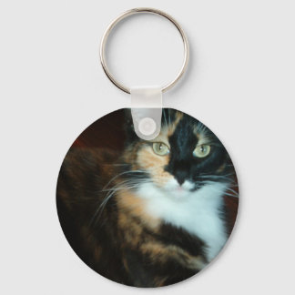 Miss Calico Kitty Keychain